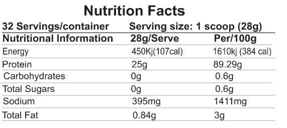 HP-100 Hydrolysed Protein 100%